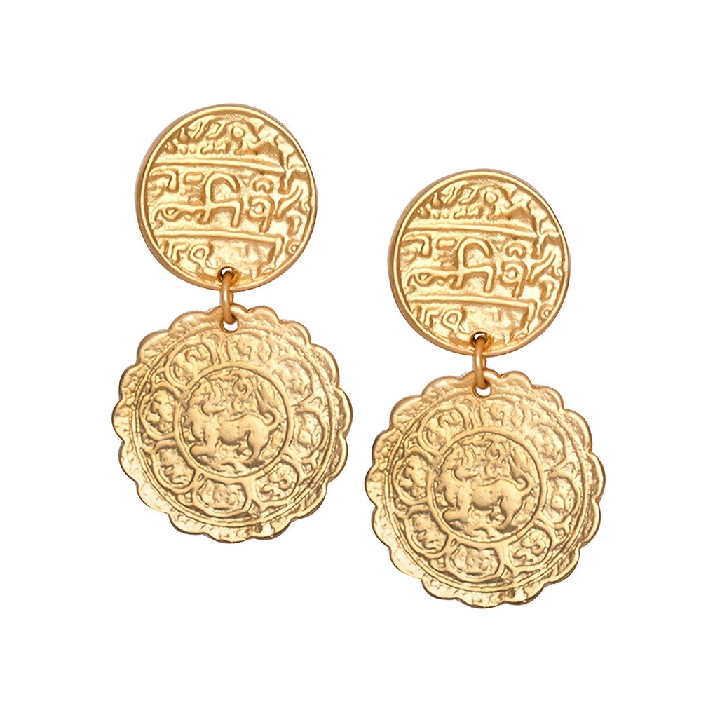 KJL NWOT COIN DROP DANGLE EARRINGS!!